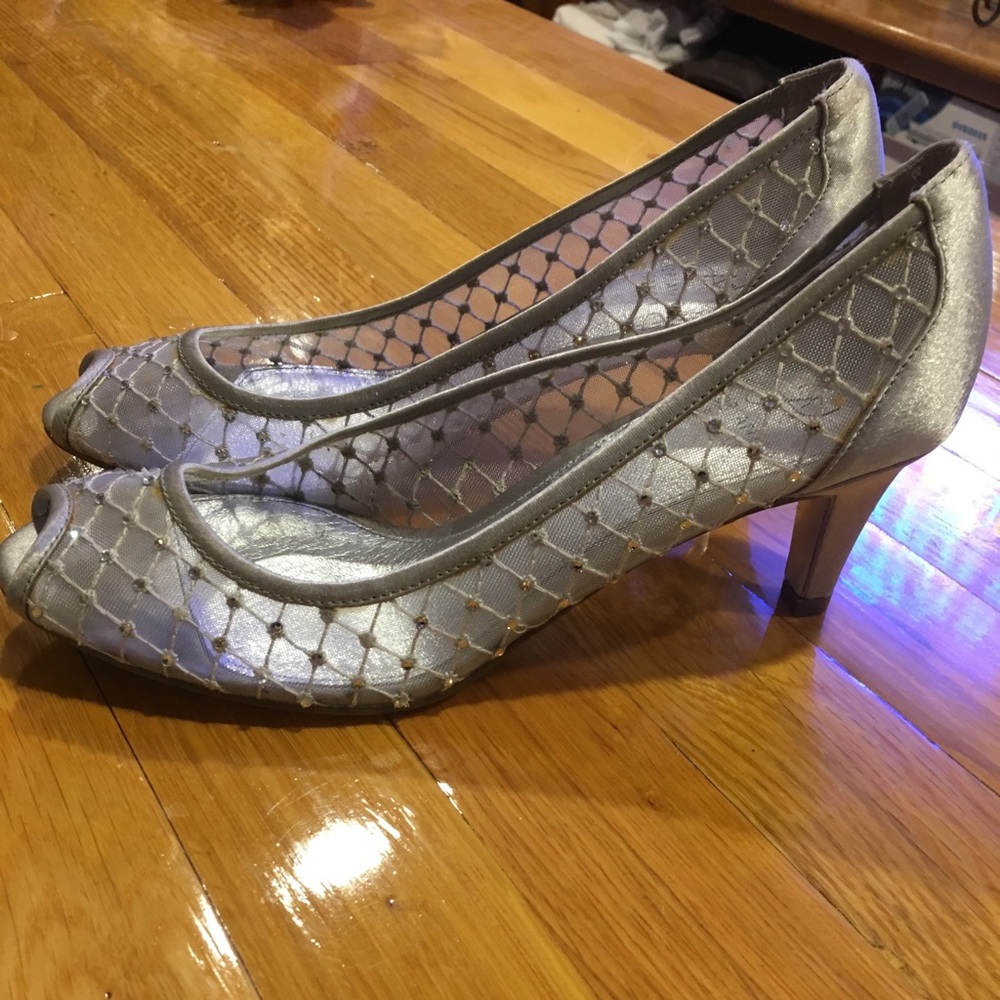 Silver heels